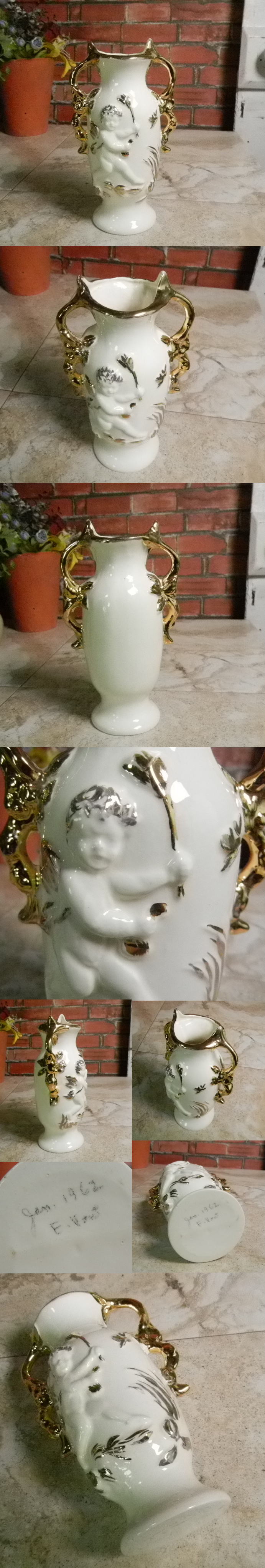イギリス　アンティーク　花瓶