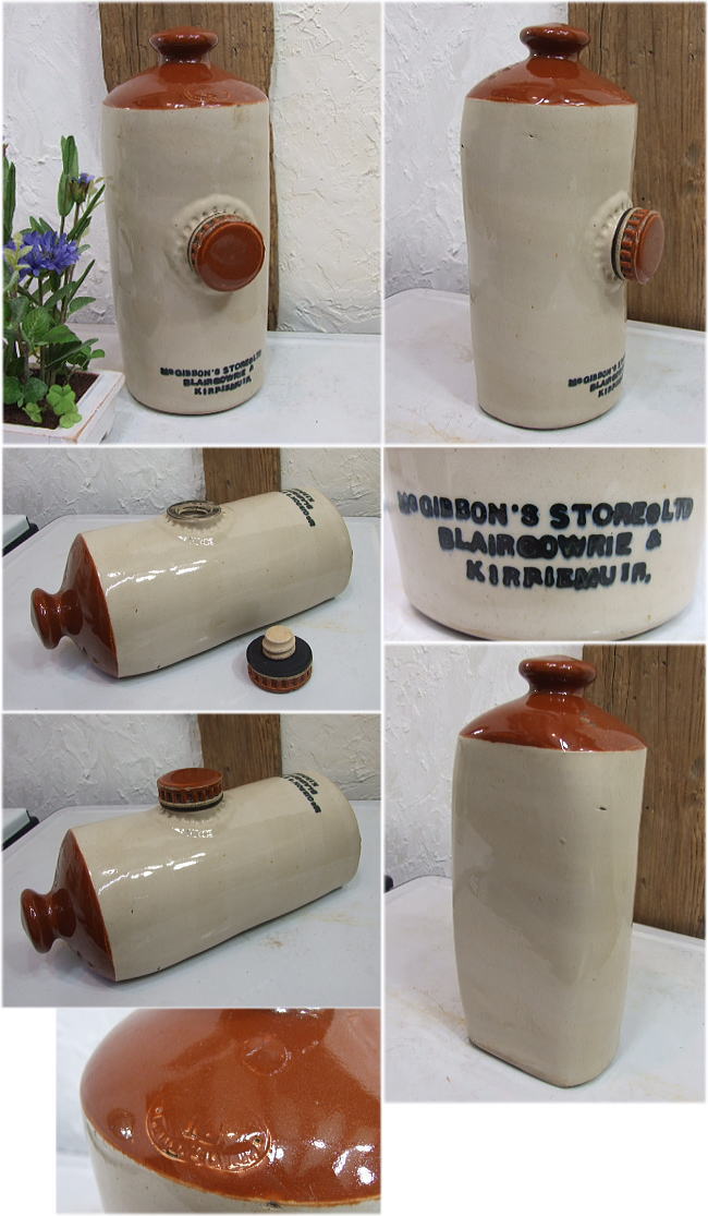 K-0307　 アンティーク陶器フットウォーマーボトル